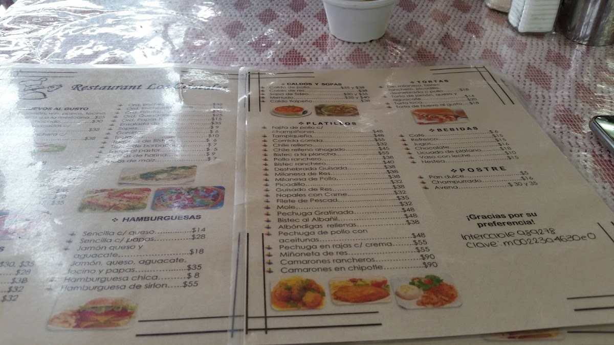 Los Cristales Restaurant Menu - Image 4